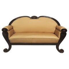 Used 19th Century Fine Biedermeier Ebonized Sofa. Vienna, c. 1825.