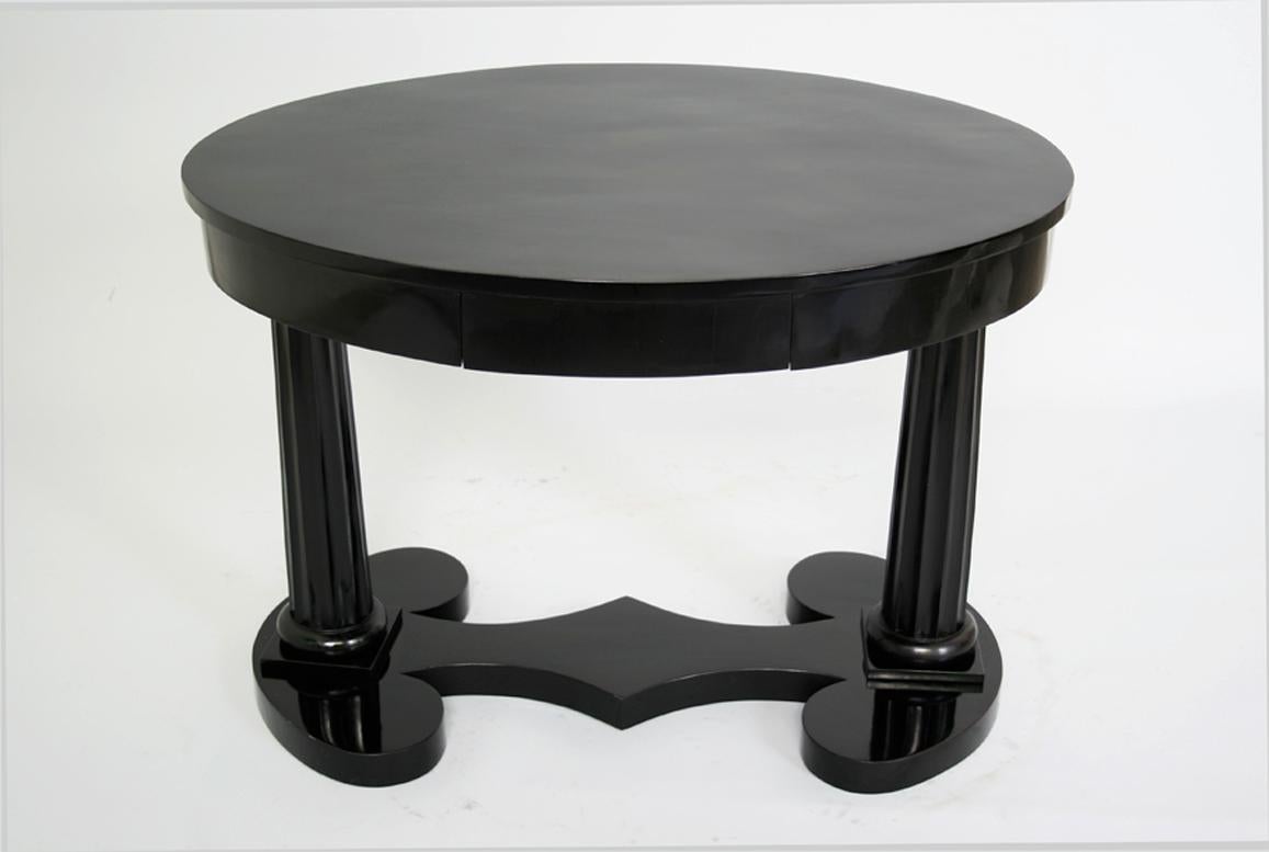 19th Century Fine Biedermeier Ebonized Table. Vienna, c. 1825. For Sale 1