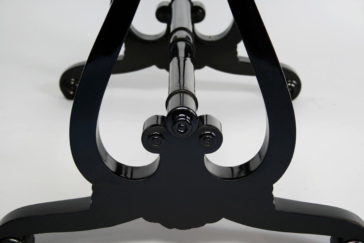 19th Century Fine Biedermeier Ebonized Table. Vienna, c. 1825. For Sale 2