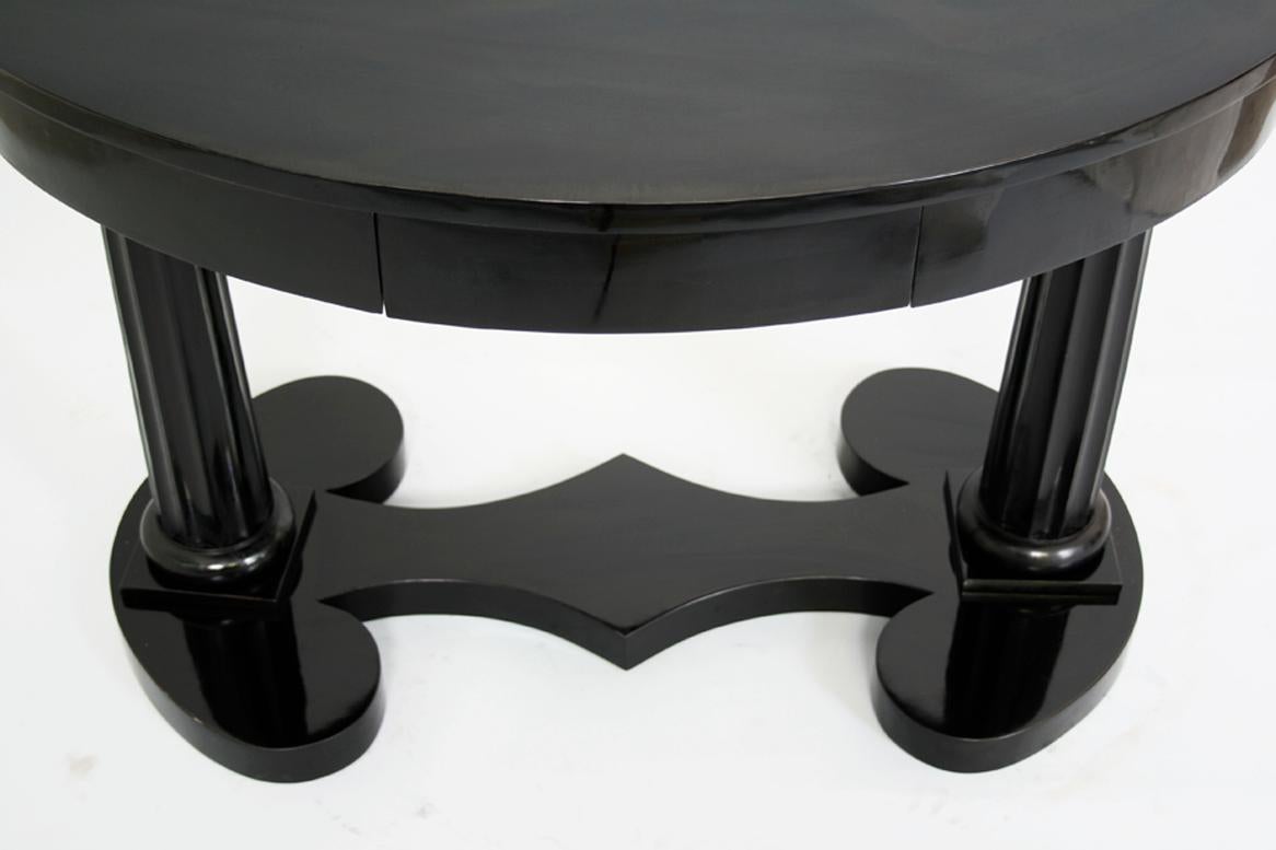 19th Century Fine Biedermeier Ebonized Table. Vienna, c. 1825. For Sale 3