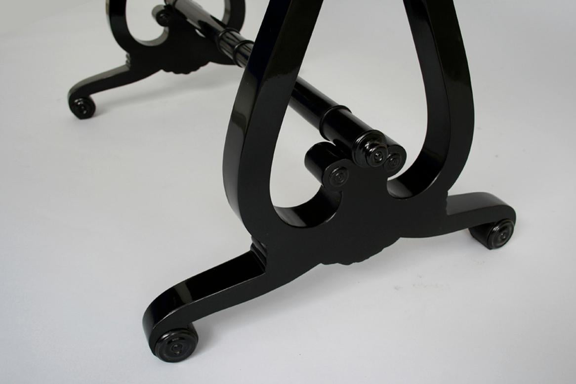 19th Century Fine Biedermeier Ebonized Table. Vienna, c. 1825. For Sale 3