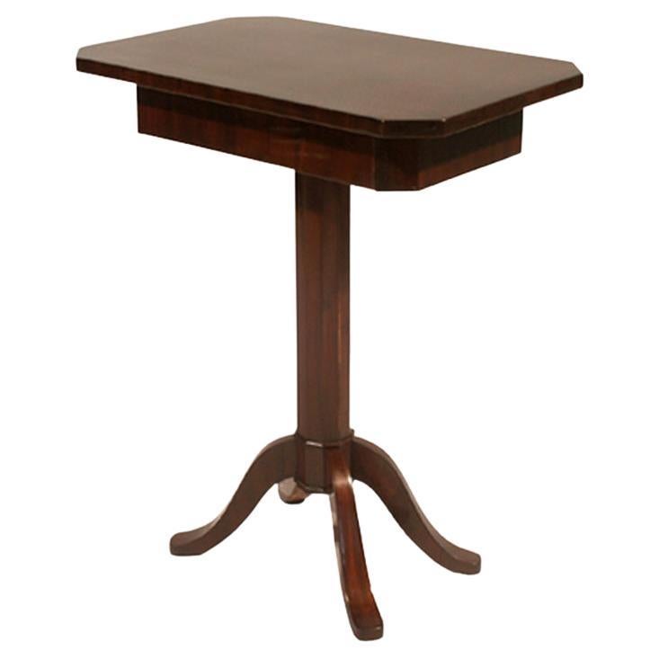 19th Century Fine Biedermeier Mahogany Side Table. Vienna, c. 1820-25. For Sale