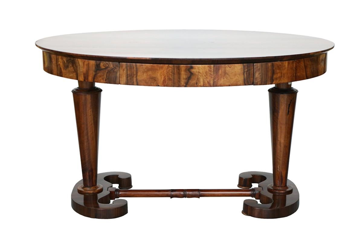 Austrian 19th Century Fine Biedermeier Salon Table. Vienna, c. 1825. For Sale