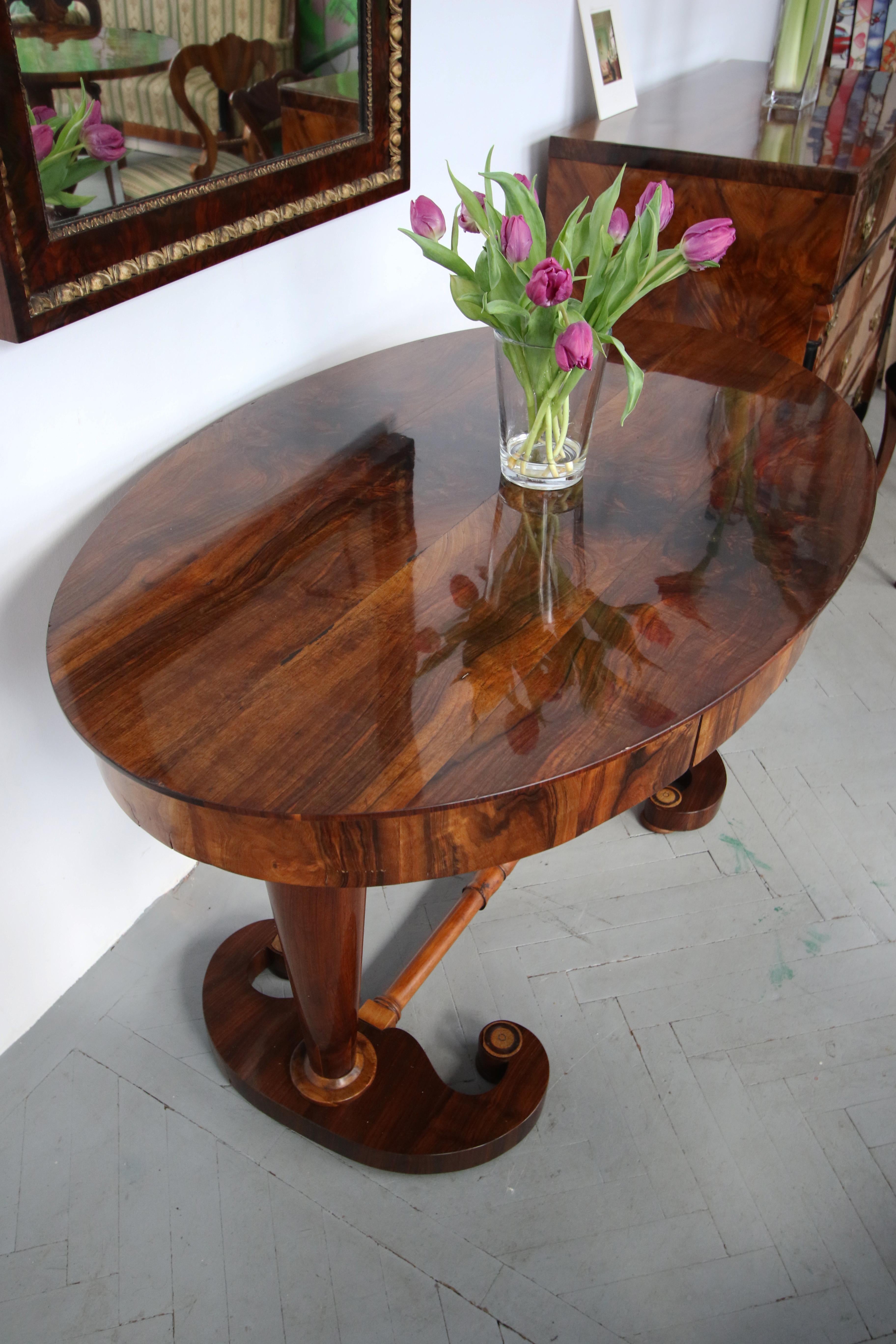 19th Century Fine Biedermeier Salon Table. Vienna, c. 1825. For Sale 1