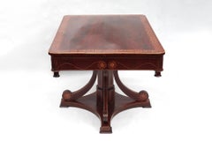 19th Century Biedermeier Set of Table, Sofa, Five Chairs and Two Armchair.