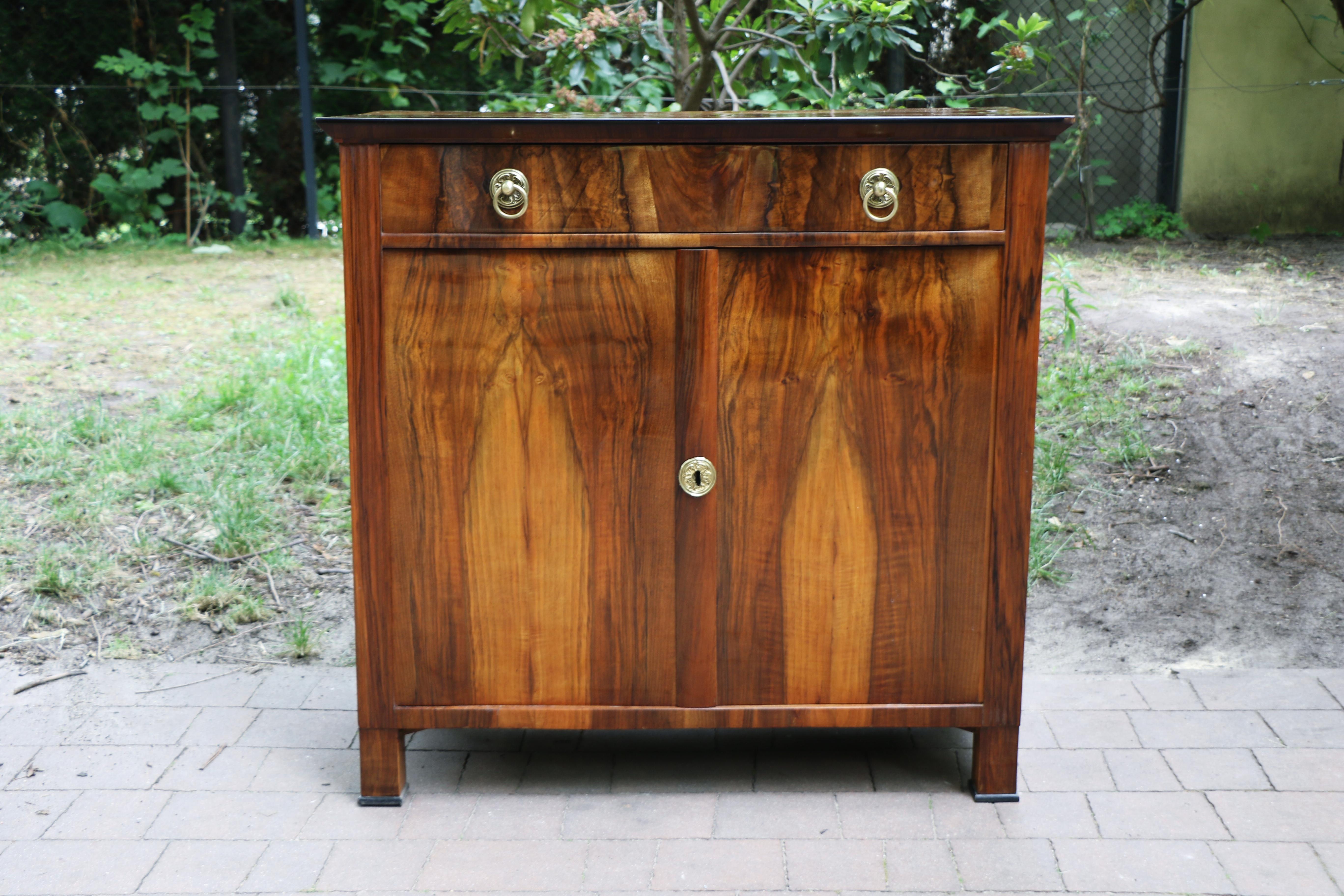 Austrian 19th Century Fine Biedermeier Trumeau Commode. Vienna, c. 1825. For Sale