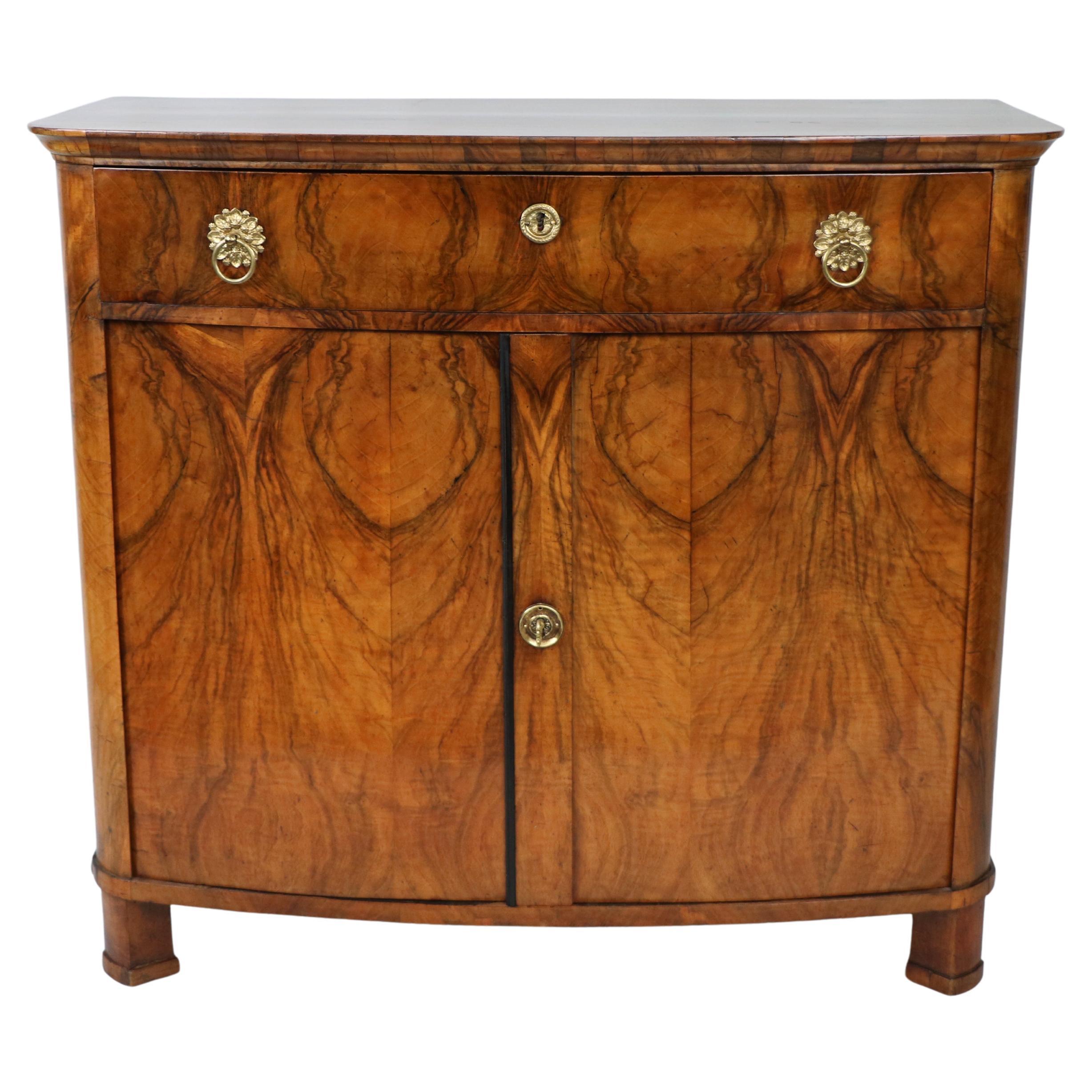 19th Century Fine Biedermeier Trumeau Commode. Vienna, c. 1825. For Sale
