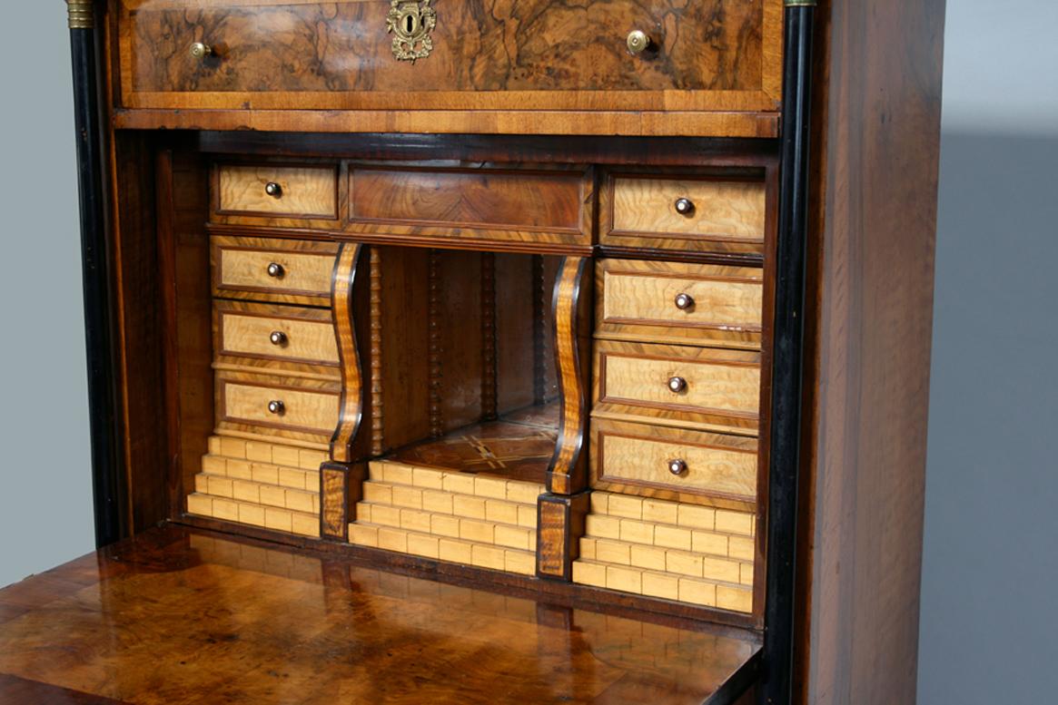 Secretaire in noce Biedermeier del XIX secolo. Vienna, 1825 circa. in vendita 3