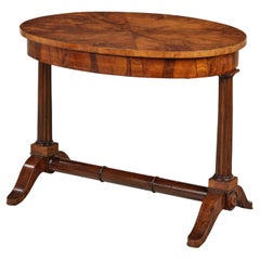 19th Century Fine Biedermeier Walnut Table. Vienna, c. 1825.