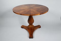 19th Century Biedermeier Walnut Table, Vienna, c. 1830