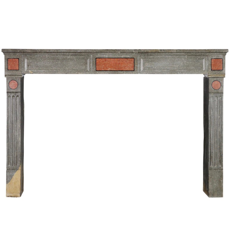 19th Century Fine European Antique Fireplace Mantle For Sale At