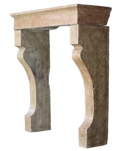19th Century Period French Stone Fireplace Surround - Rectangular Firebox