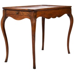 19th Century Fine French Oak Side Table, Dish Top