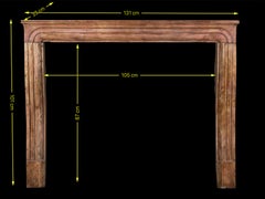 19th Century Fine Hard Limestone Antique Fireplace Surround for Cosy Interior