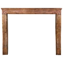 19th Century Fine Hard Limestone Antique Fireplace Surround for Cosy Interior