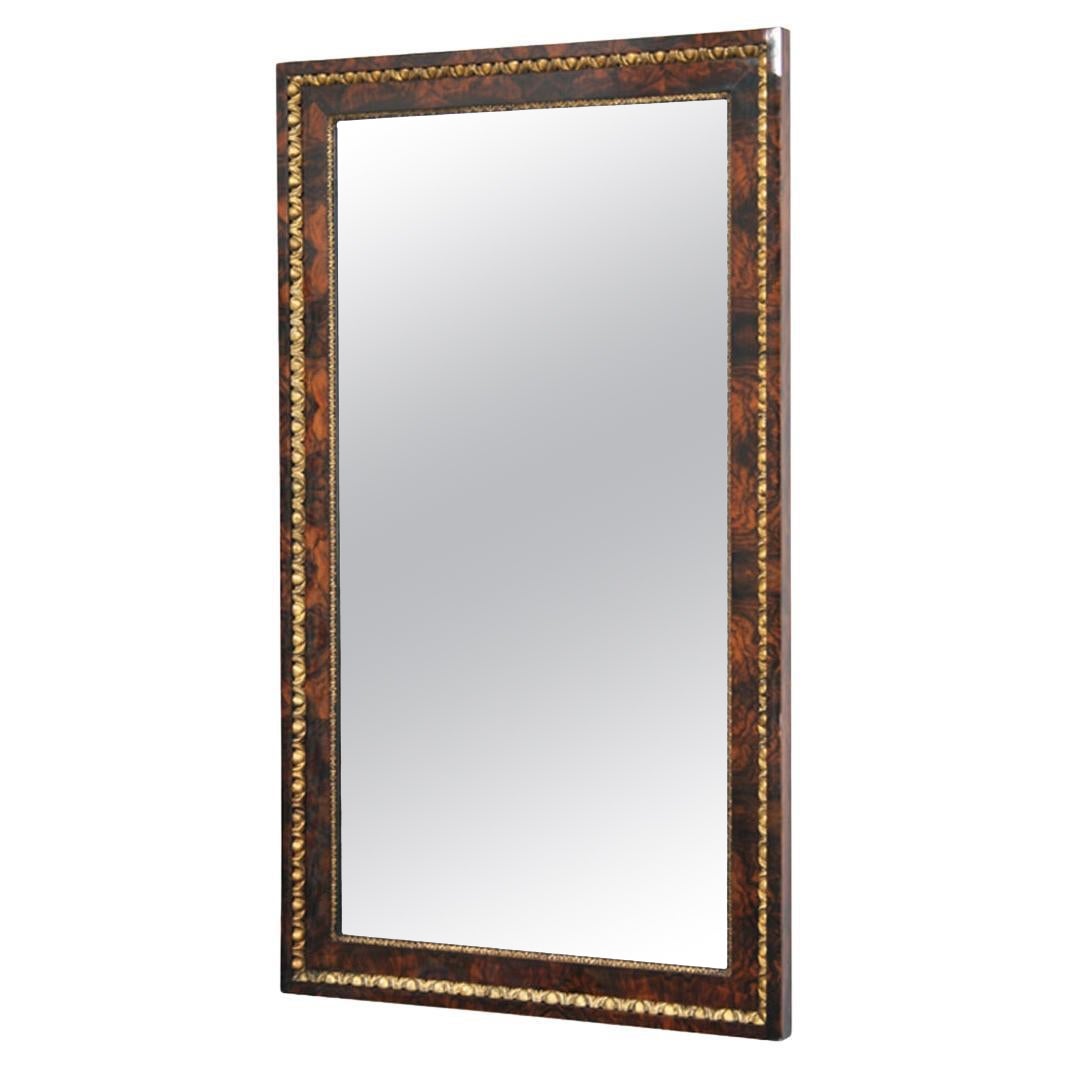 19th Century Fine Large Biedermeier Walnut Mirror. Vienna, c. 1825.