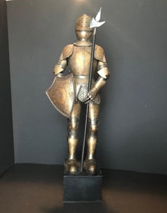 Armure miniature du 19e siècle, style gothique allemand du 16e siècle