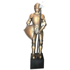 Armatura in miniatura del XIX secolo, stile gotico tedesco del XVI secolo