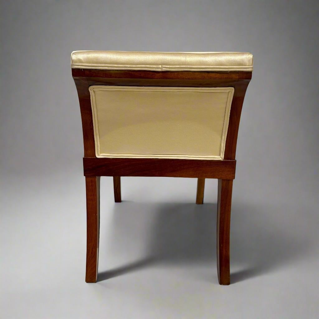 19th Century Fine Neoclassical Bench For Sale 1