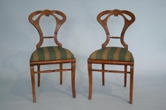 19th Century Fine Pair of Biedermeier Chairs. Vienna, c. 1825.