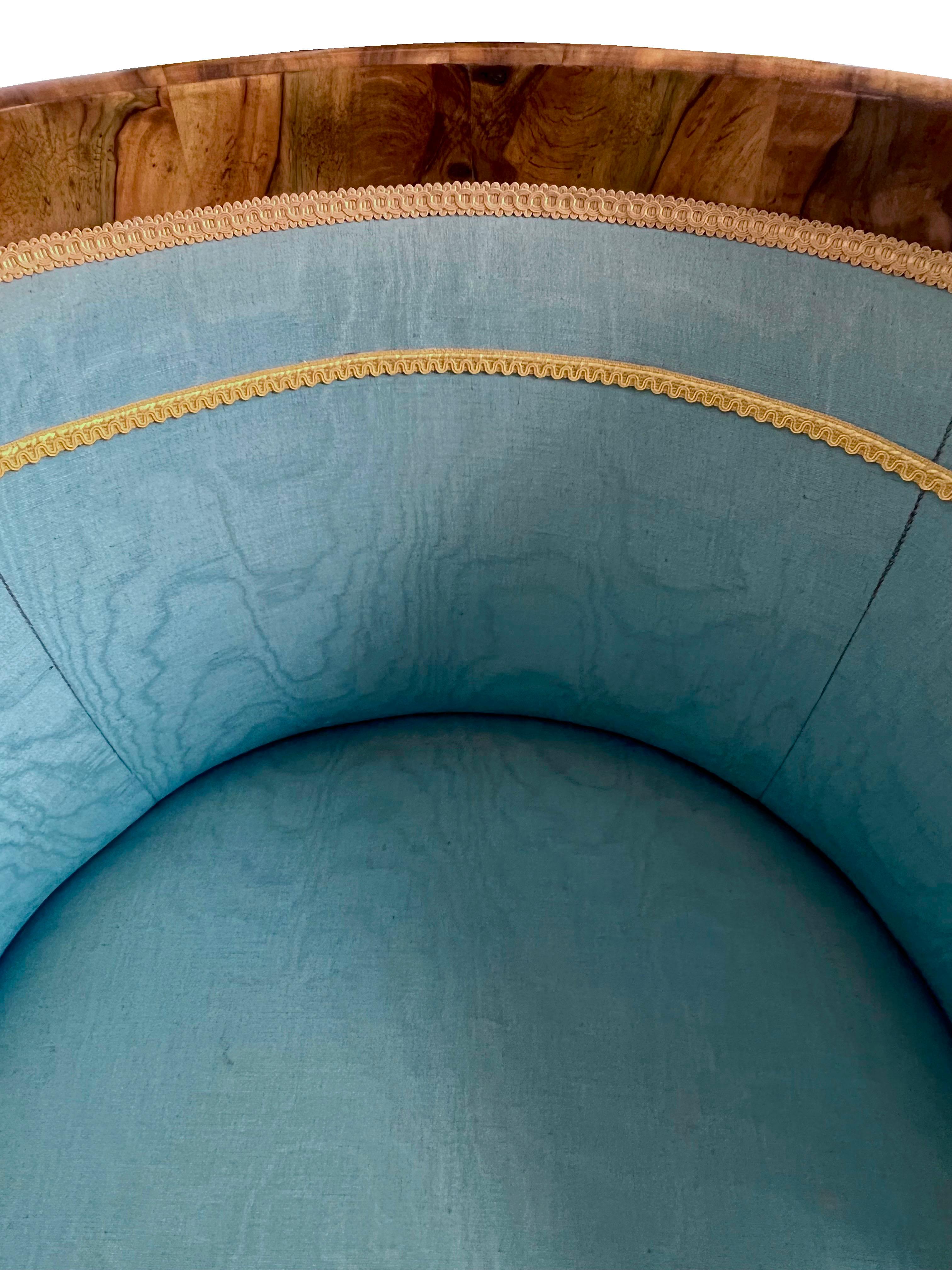 Paire de bergères Biedermeier du 19ème siècle Vienne, vers 1825. en vente 5