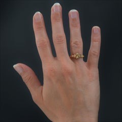 19th Century Fine Pearl 18 Karat Rose Gold Star Setting Ring