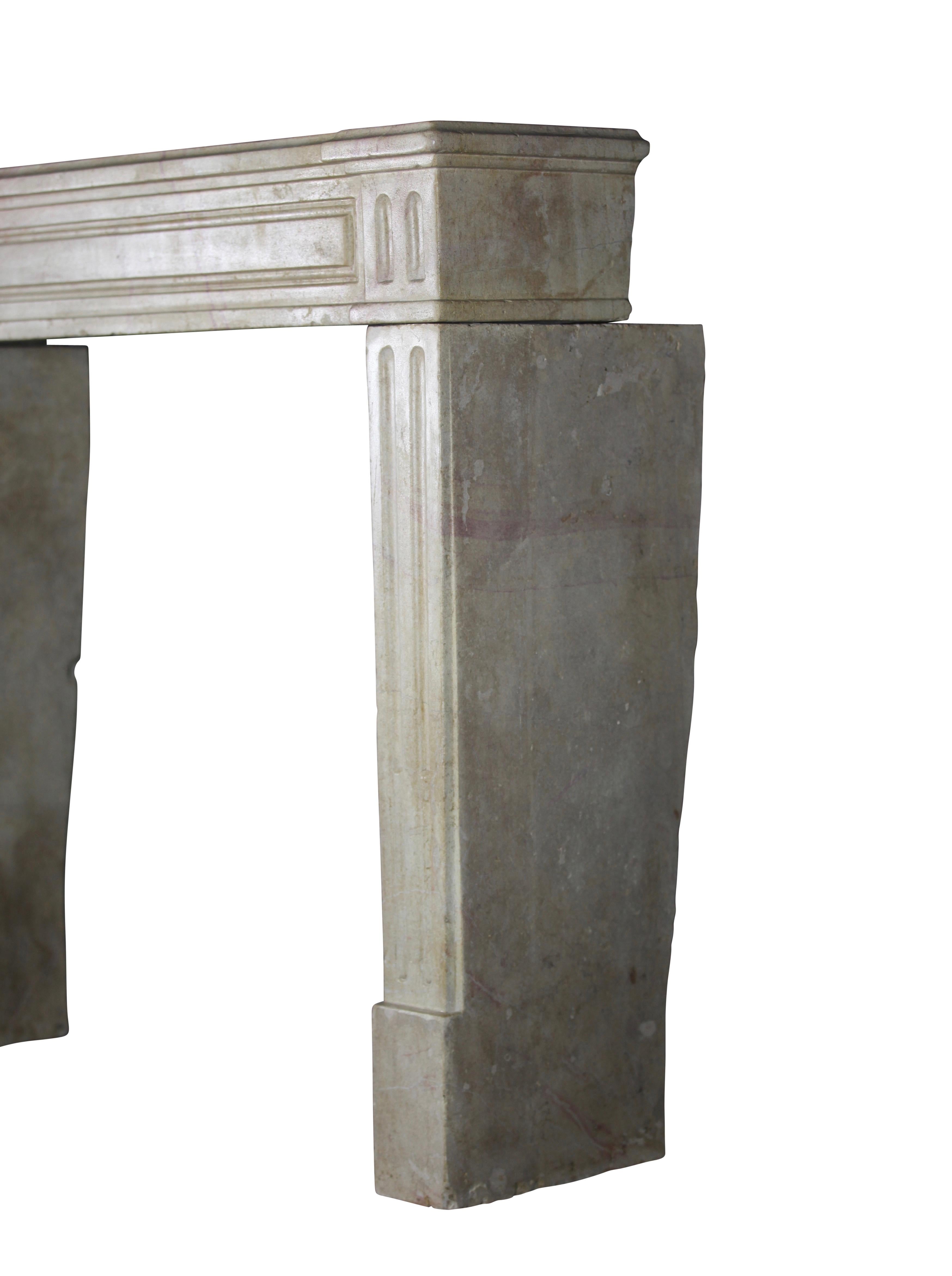 19th Century Fine Petite European Antique French Fireplace Surround For Sale 1