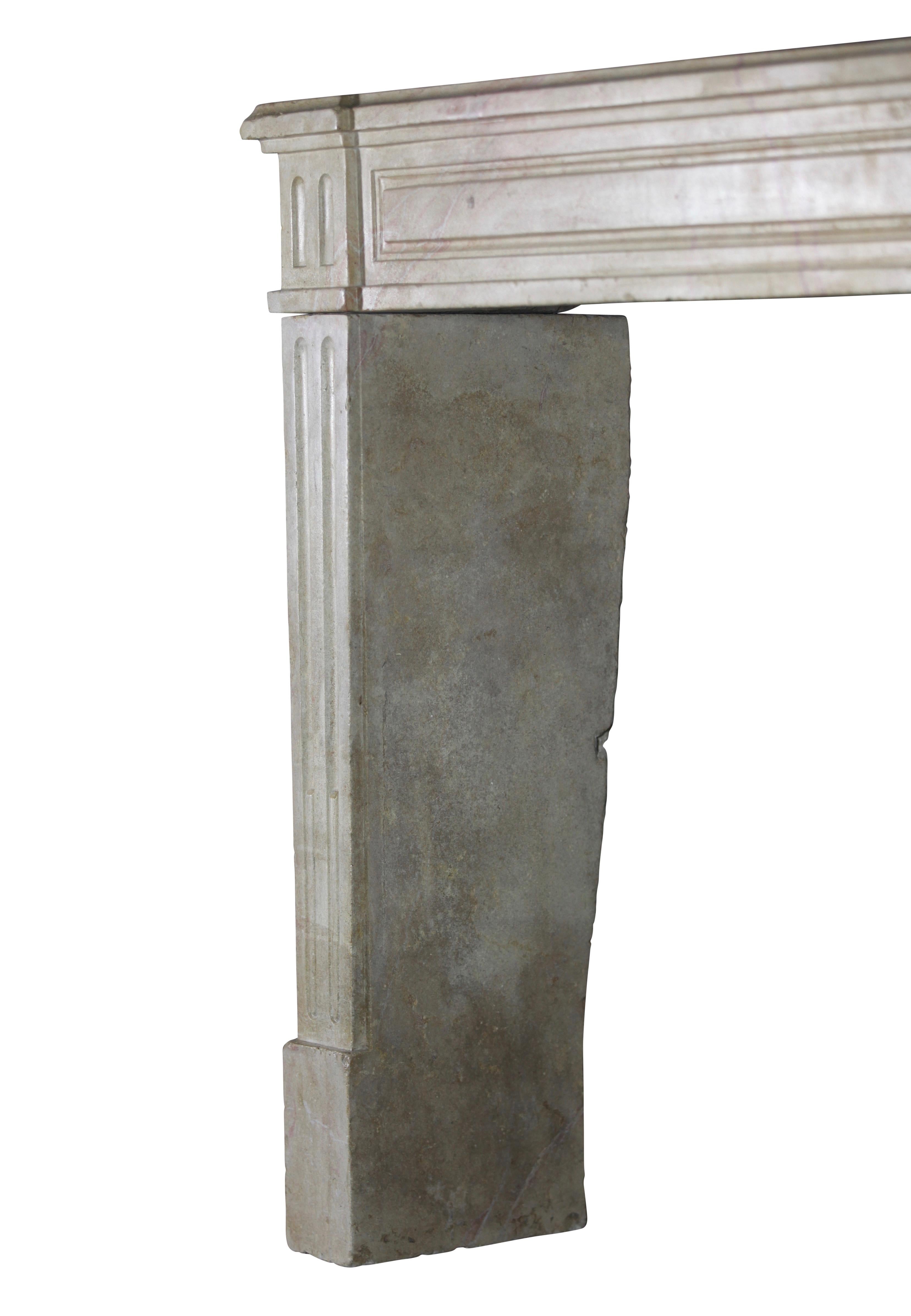 19th Century Fine Petite European Antique French Fireplace Surround For Sale 2
