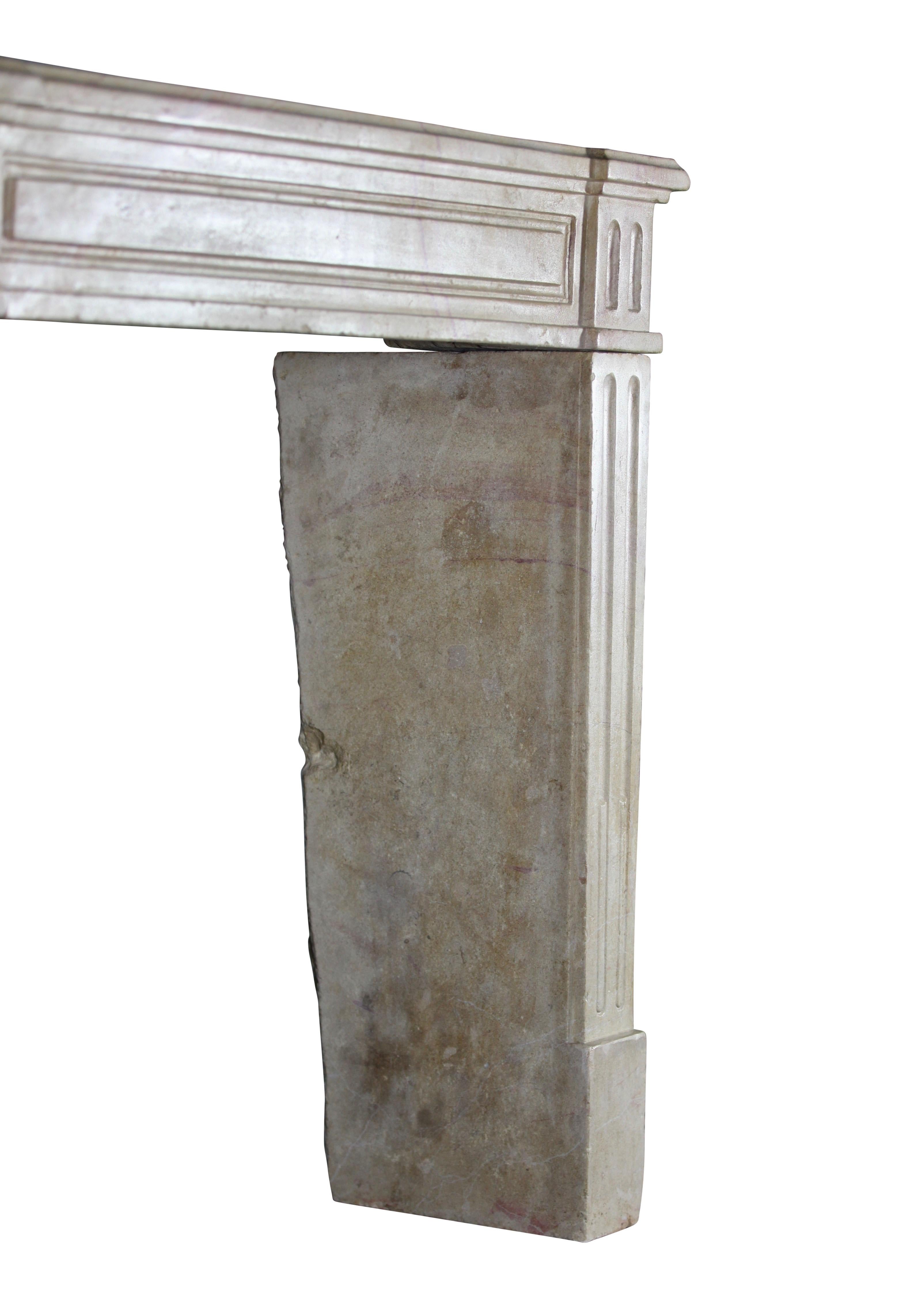 19th Century Fine Petite European Antique French Fireplace Surround For Sale 3