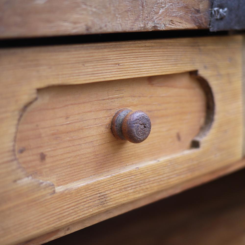 19th Century Fir Chest of Drawers 5