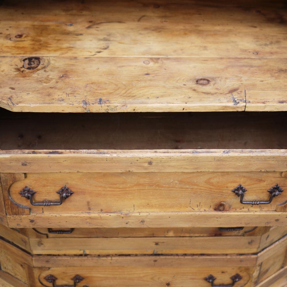 19th Century Fir Chest of Drawers 2