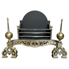 19th Century Fireplace Basket Dog Grate