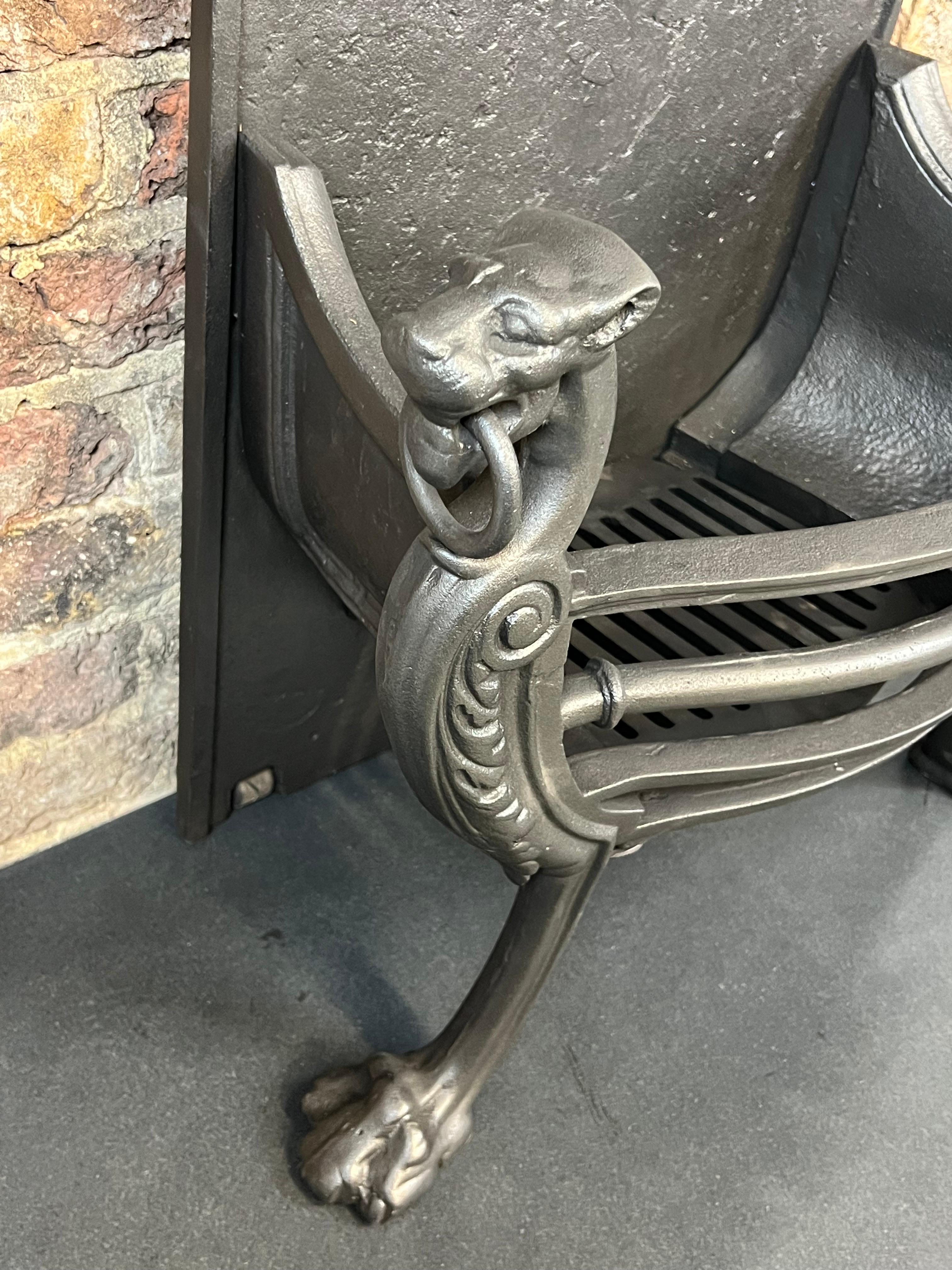 19th Century Fireplace Dog Grate In Good Condition In London, GB