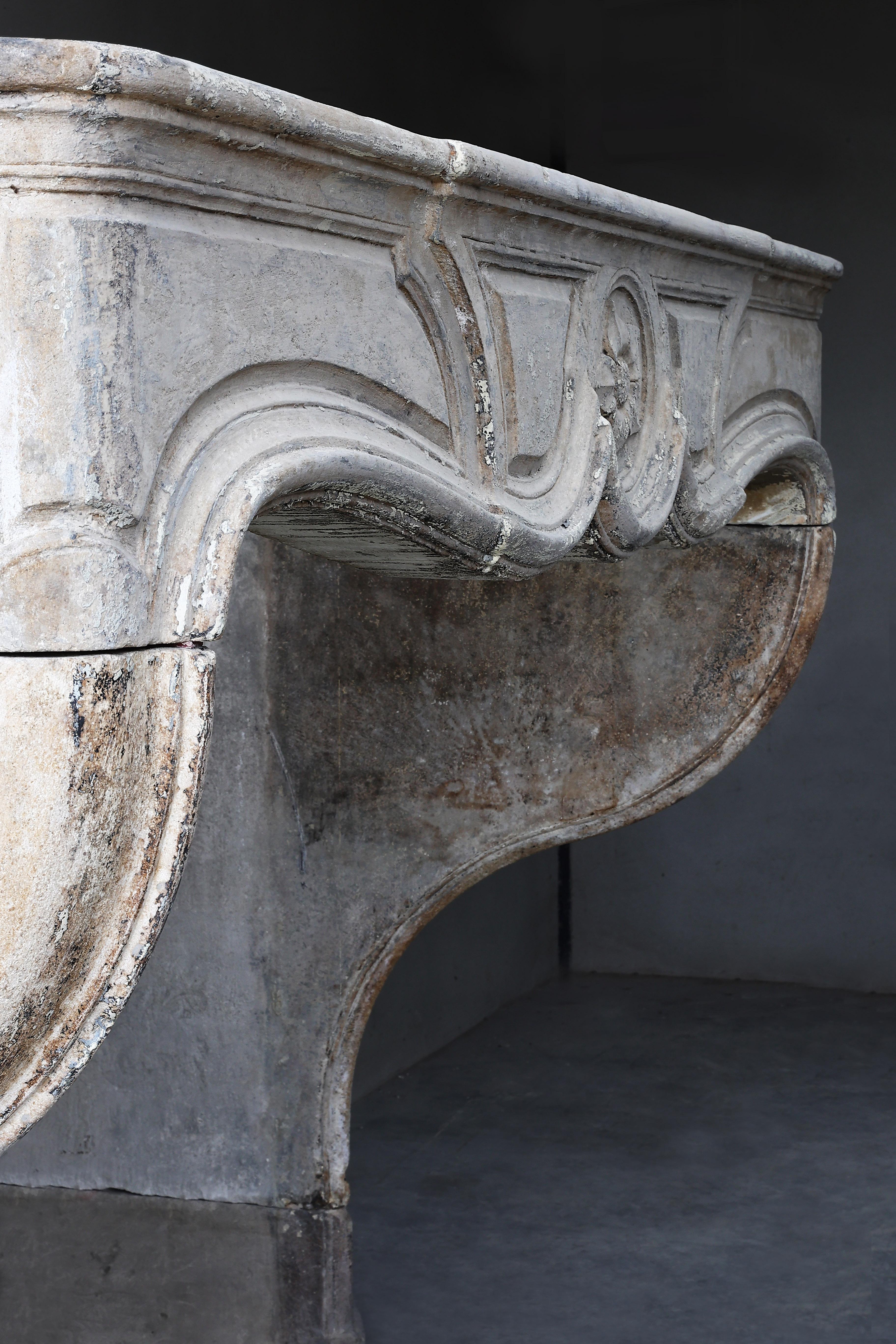 Camino del XIX secolo in stile Luigi XV in vendita 7