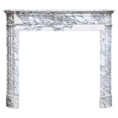 19th Century Fireplace of Marble