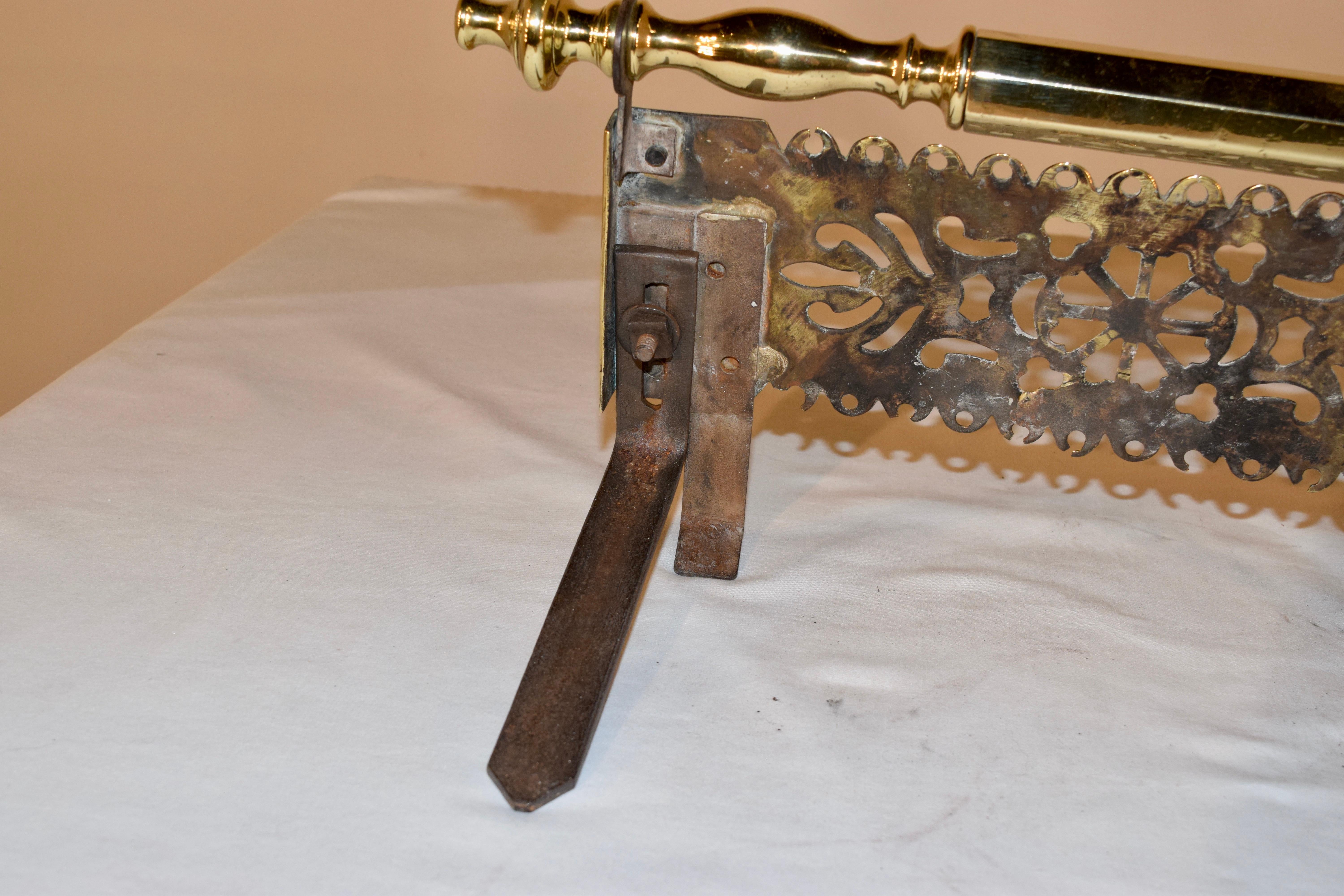 Brass 19th Century Fireside Footman