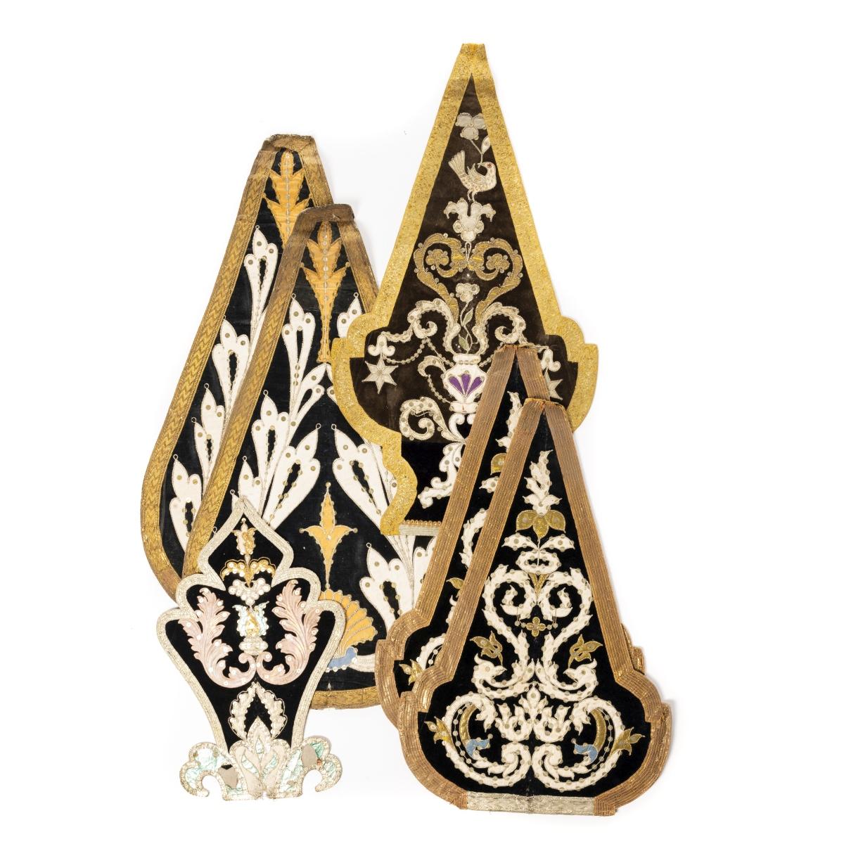 19th Century 19Th Century - Five Liturgical Cloths For Sale