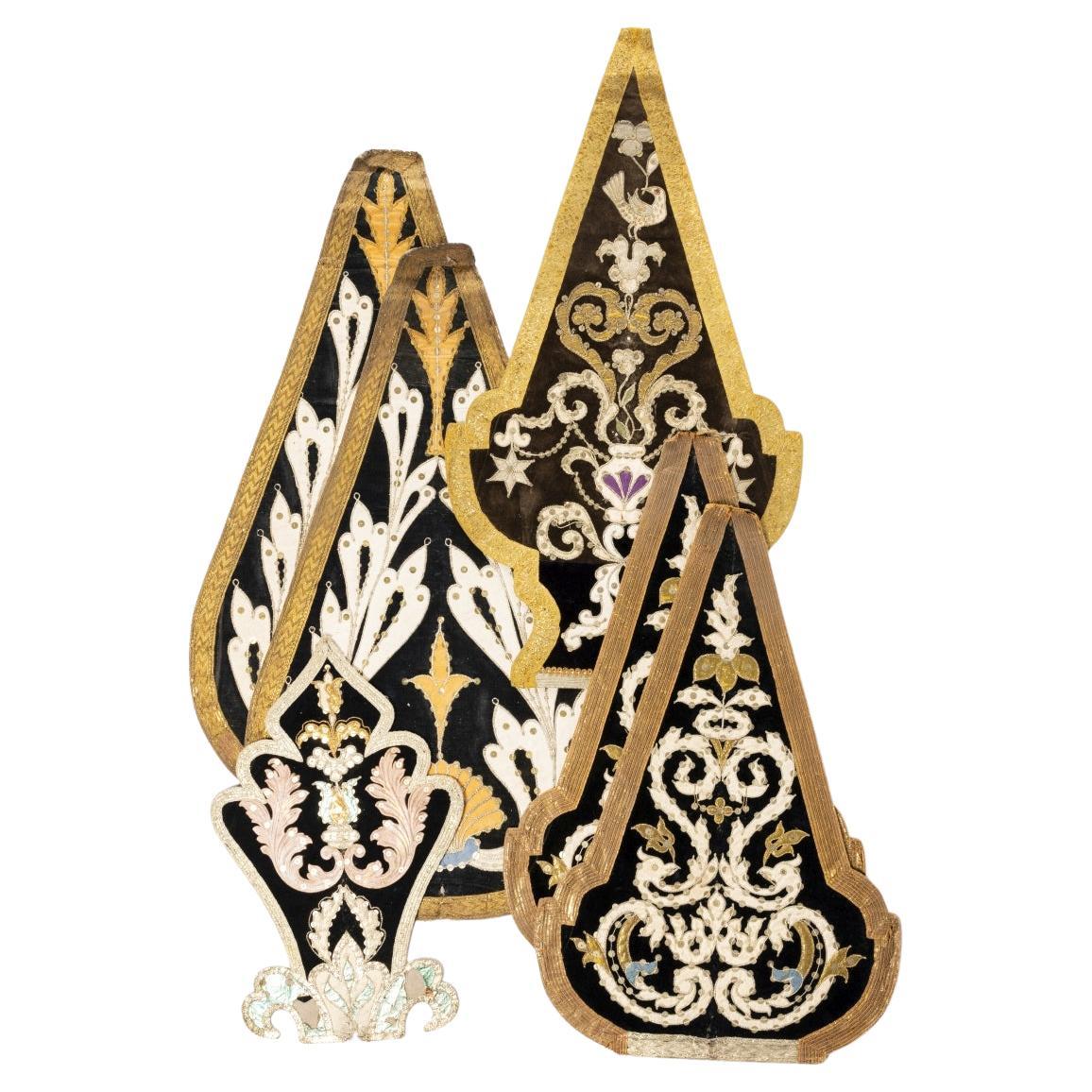 19Th Century - Five Liturgical Cloths