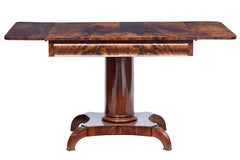19th Century Flame Mahogany Sofa Table