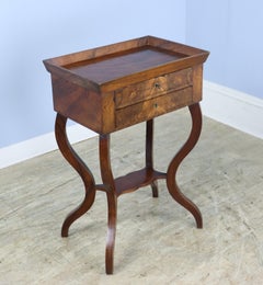 19th Century Flame Mahogany Tray Top Side Table