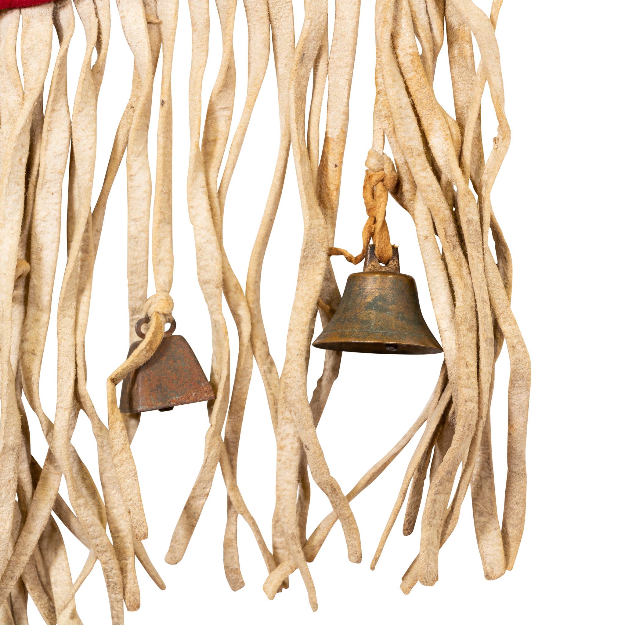 Amérindien Martingale en perles à tête plate du 19e siècle en vente