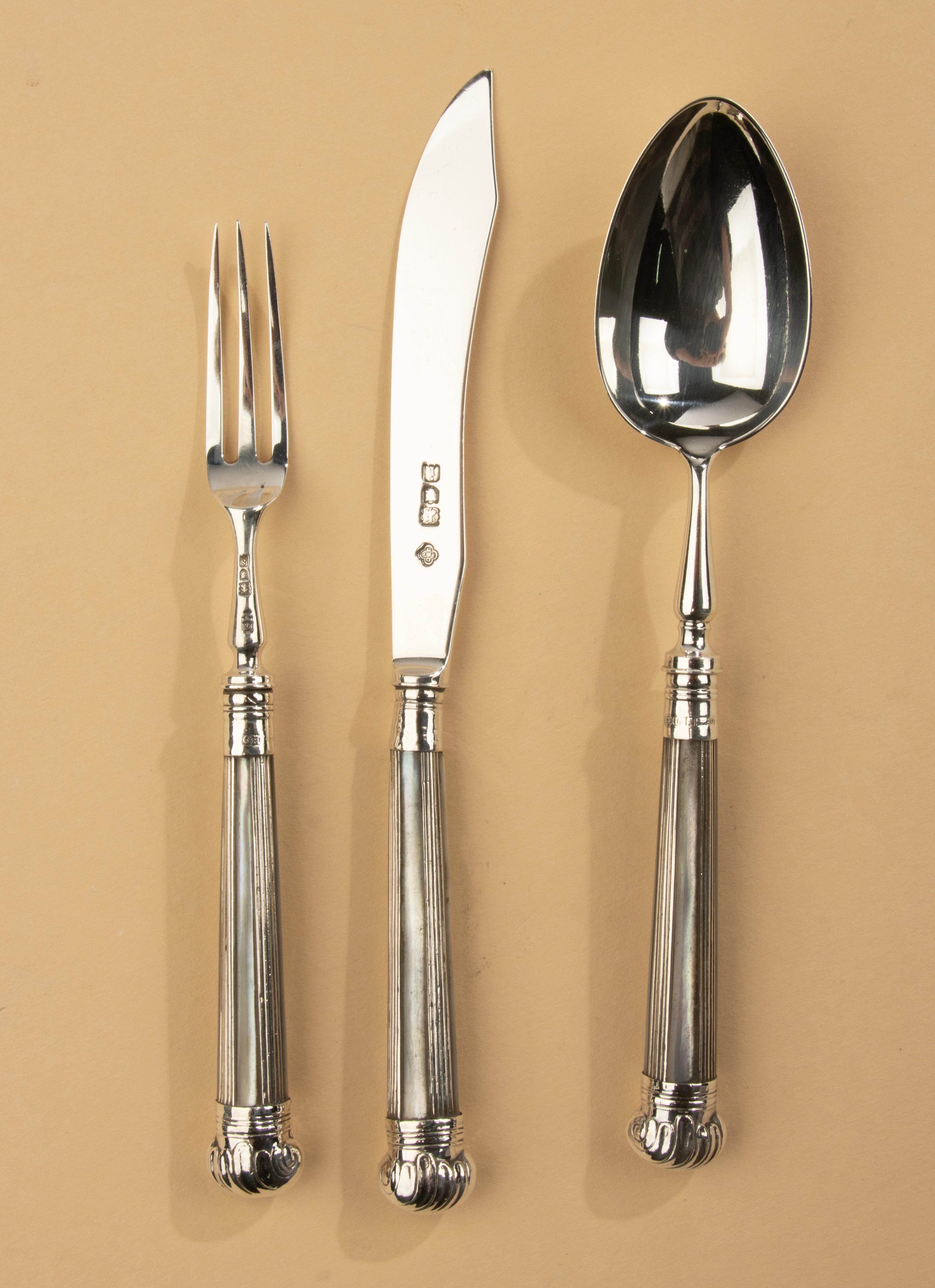19th Century Flatware Set - Carrington & Co - Solid Sterling Silver - Complete im Angebot 6