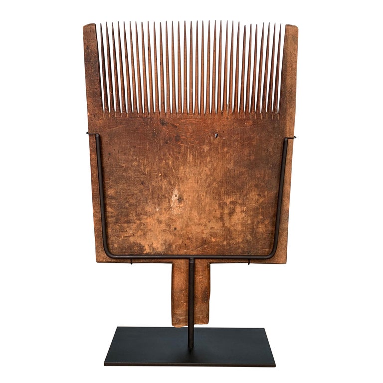 19th Century Flax Carding Comb at 1stDibs