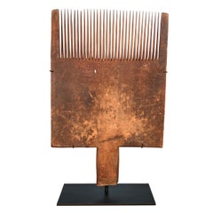 19th Century Flax Carding Comb
