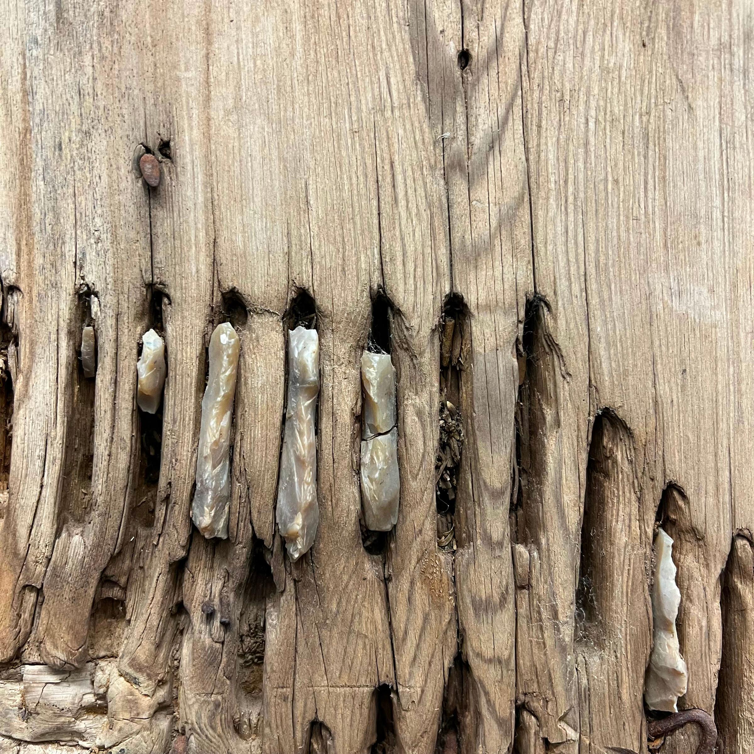 Flax Thresher auf maßgefertigter Wandhalterung aus dem 19. Jahrhundert im Angebot 5