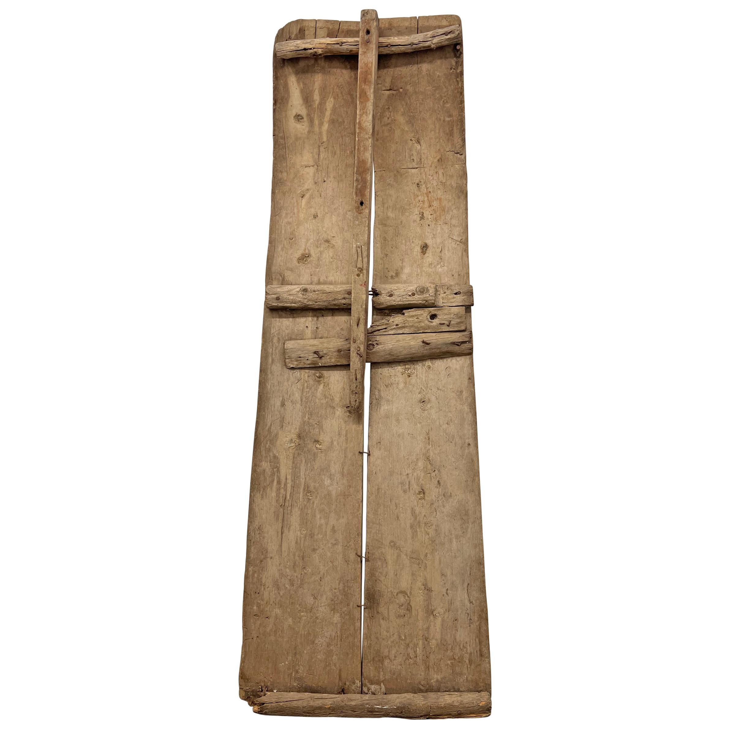 Flax Thresher auf maßgefertigter Wandhalterung aus dem 19. Jahrhundert im Angebot 7