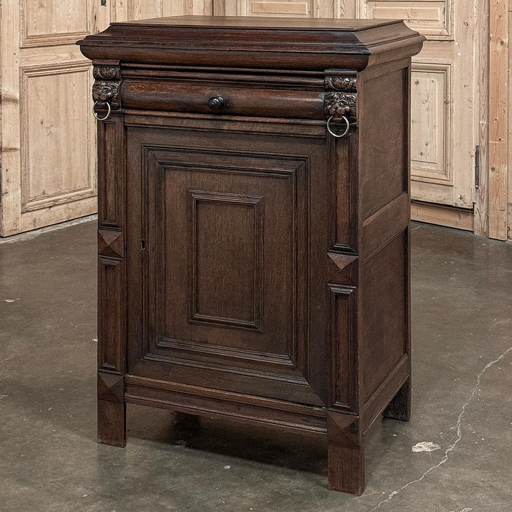 Neoclassical Revival 19th Century Flemish Cabinet ~ Confiturier For Sale