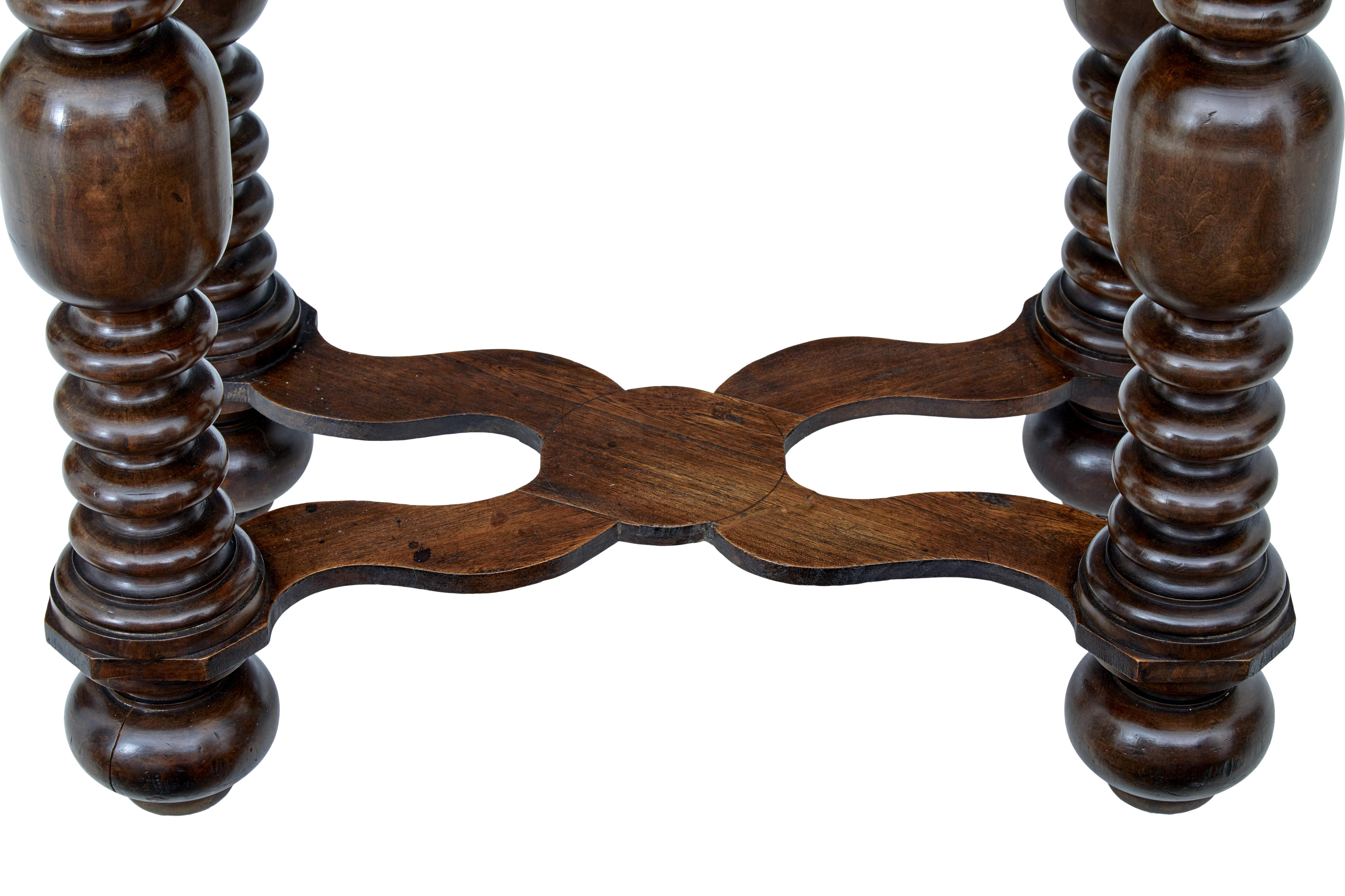 19th Century Flemish Carved Oak Hall Cupboard on Stand 3