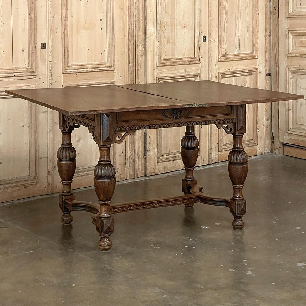 Belgian 19th Century Flemish Game Table ~ End Table