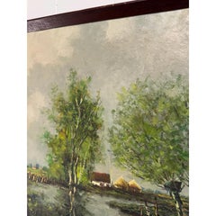 19th Century Flemish Oil on Canvas